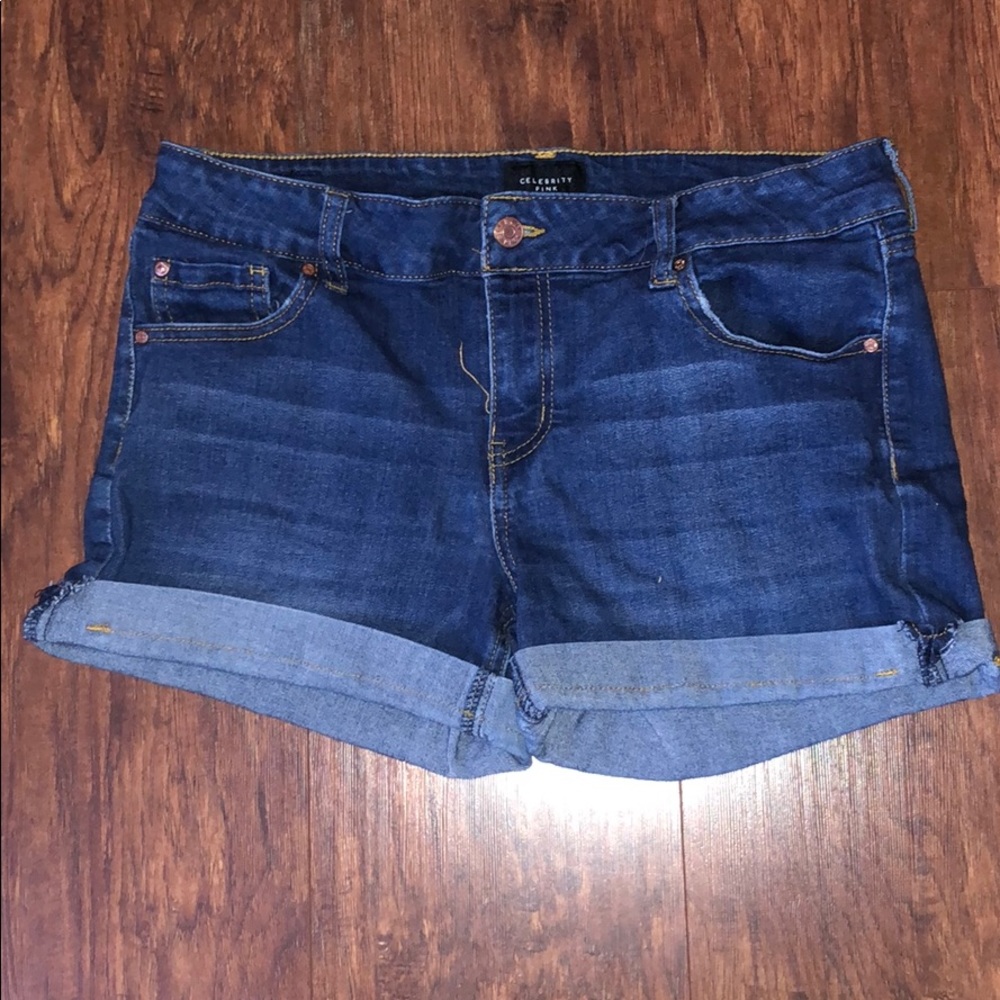 Celebrity Pink Jean Shorts